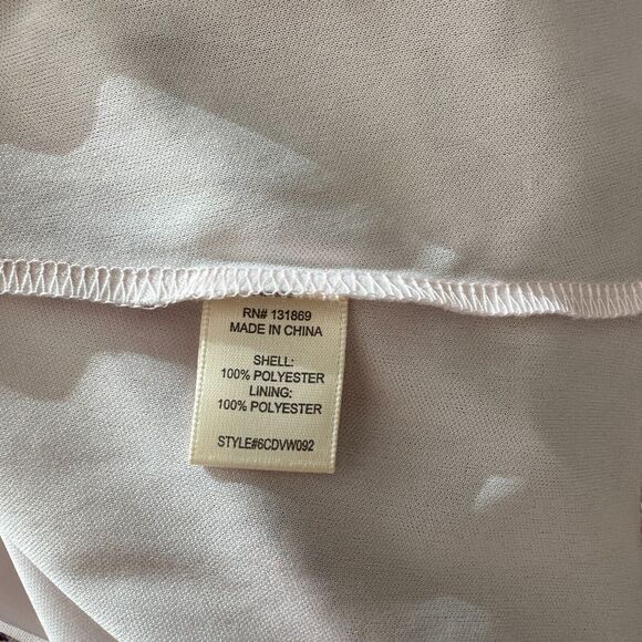 NWT Allison and Kelly Purple Pink Floral Mini Tier Dress Short Sleeve V- Neck L - Picture 12 of 13